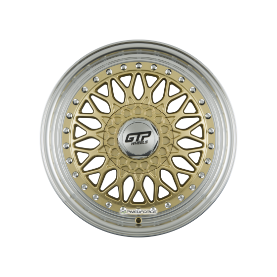 GTP WHEELS GTP 072 Gold Felgenbett Poliert